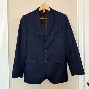 RALPH LAUREN MEN’S SUIT JACKET NAVY BLUE SINGLE BREAST SIZE 16R